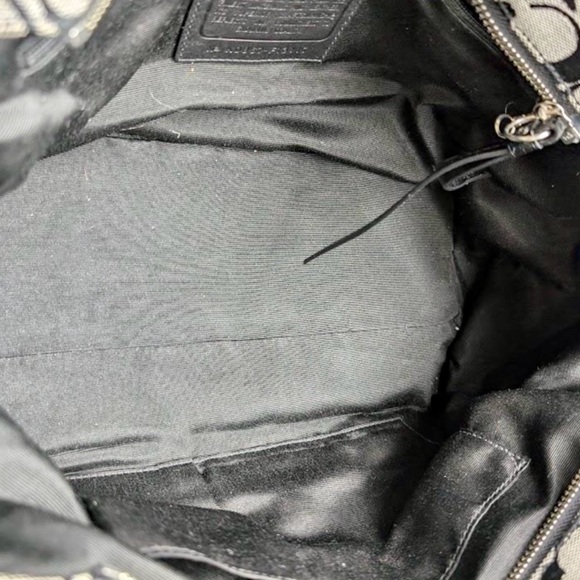 COACH Soho Signature Tote Satchel – Black & Gray (Style 13117) - Picture 6 of 6